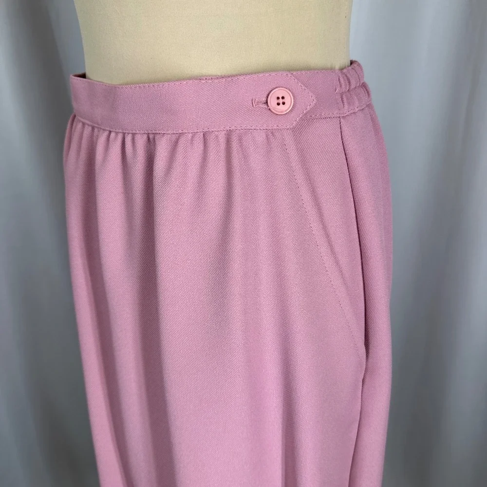 Vintage Haberdashery by Personal Pink Skirt Suit Set Size 10 Union Made